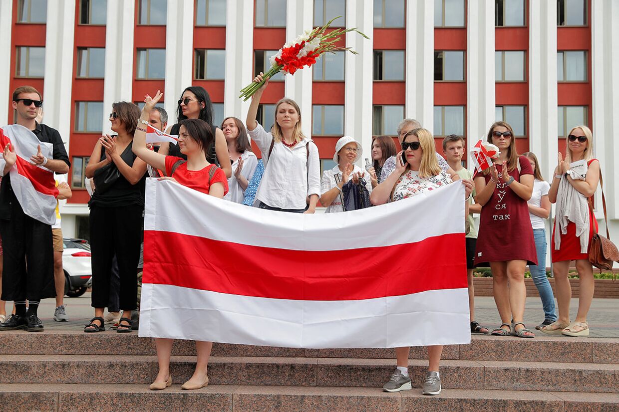 Протесты в Минске, Белоруссия