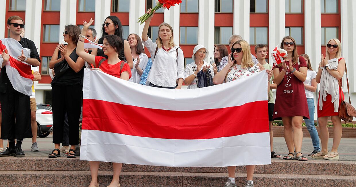 Протесты в Минске, Белоруссия