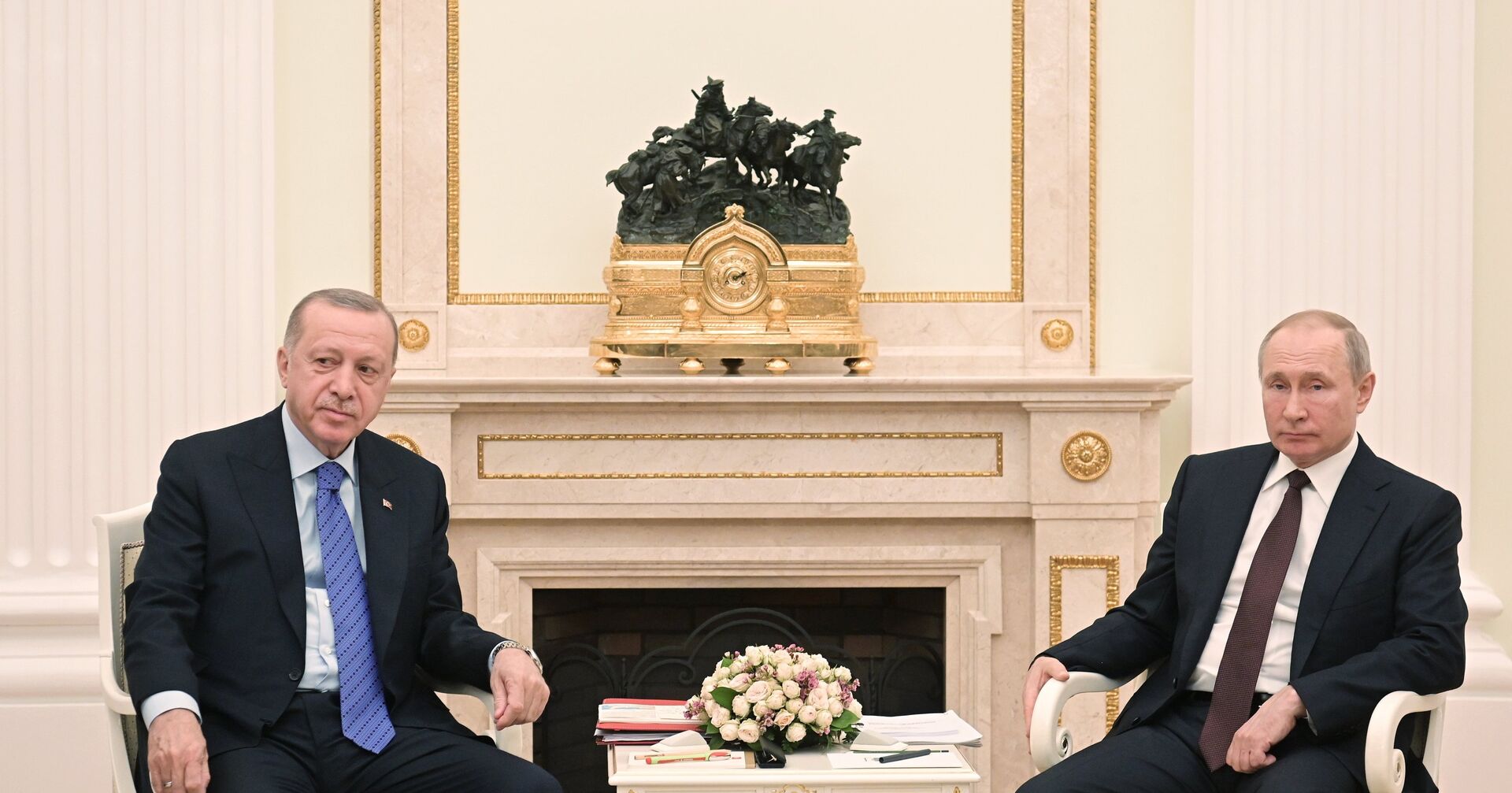Президент РФ В. Путин и президент Турции Р. Эрдоган - ИноСМИ, 1920, 11.11.2020