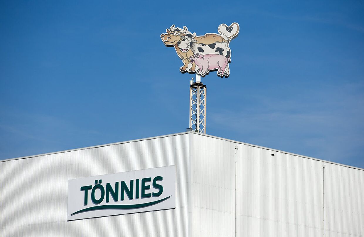 Завод Tönnies в Реда-Виденбрюке, Германия