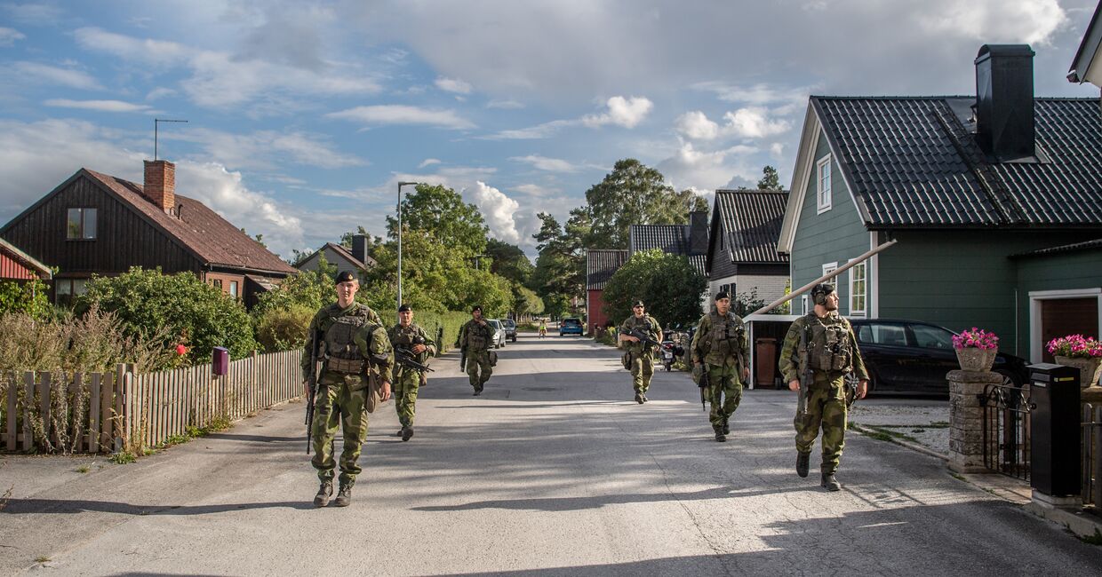 25 августа 2020. Шведские военные высаживаются на остров Готланд в Балтийском море