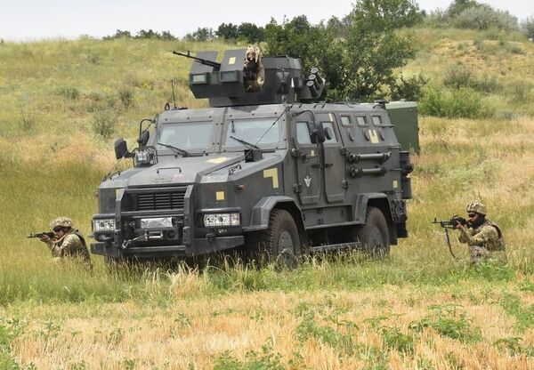 Танковые учения ВСУ на юге Украины 