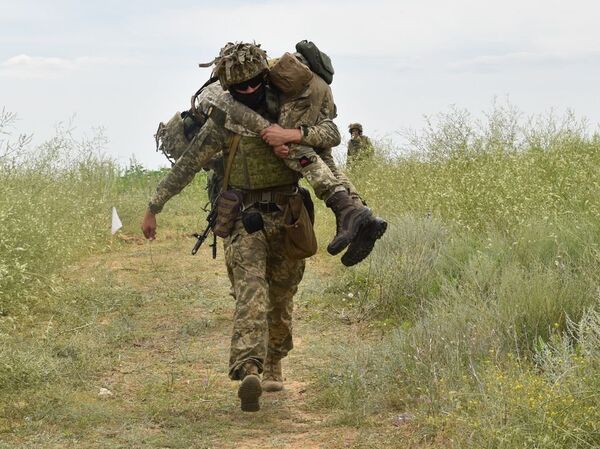 Танковые учения ВСУ на юге Украины 