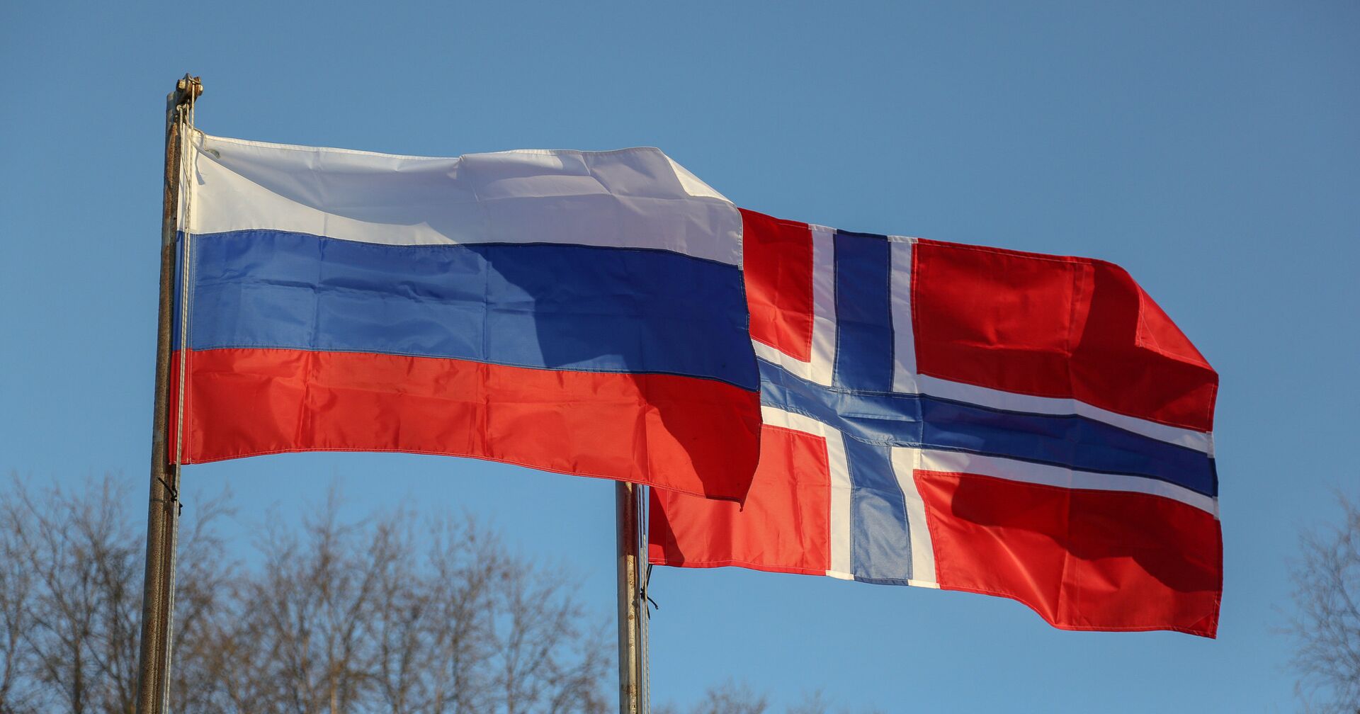 Норвежский и российский флаги - ИноСМИ, 1920, 14.09.2021