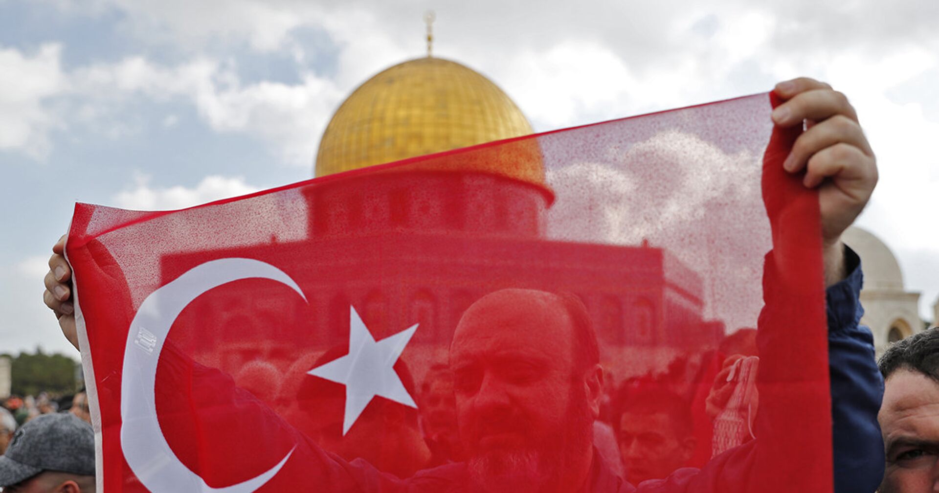 Мусульманин c турецким флагом в Иерусалиме - ИноСМИ, 1920, 05.10.2020