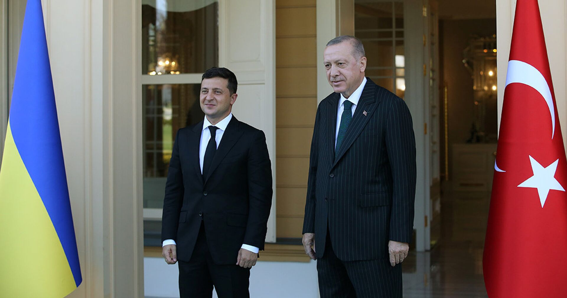 Президент Турции Тайип Эрдоган и президент Украины Владимир Зеленский - ИноСМИ, 1920, 19.10.2020
