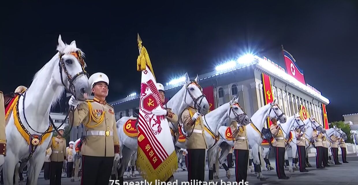 Парад в честь 75-летия Трудовой Партии Северной Кореи