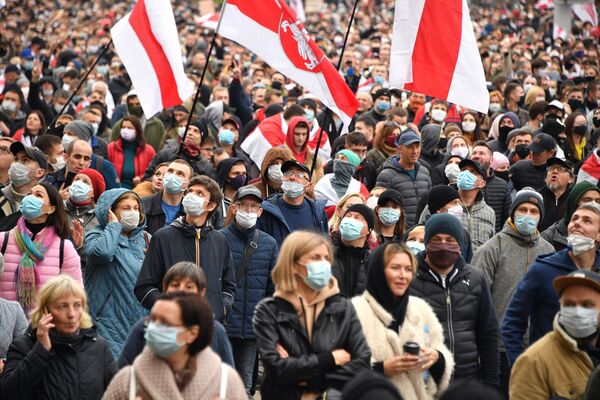 Акция протеста оппозиции в Минске Акция протеста оппозиции в Минске