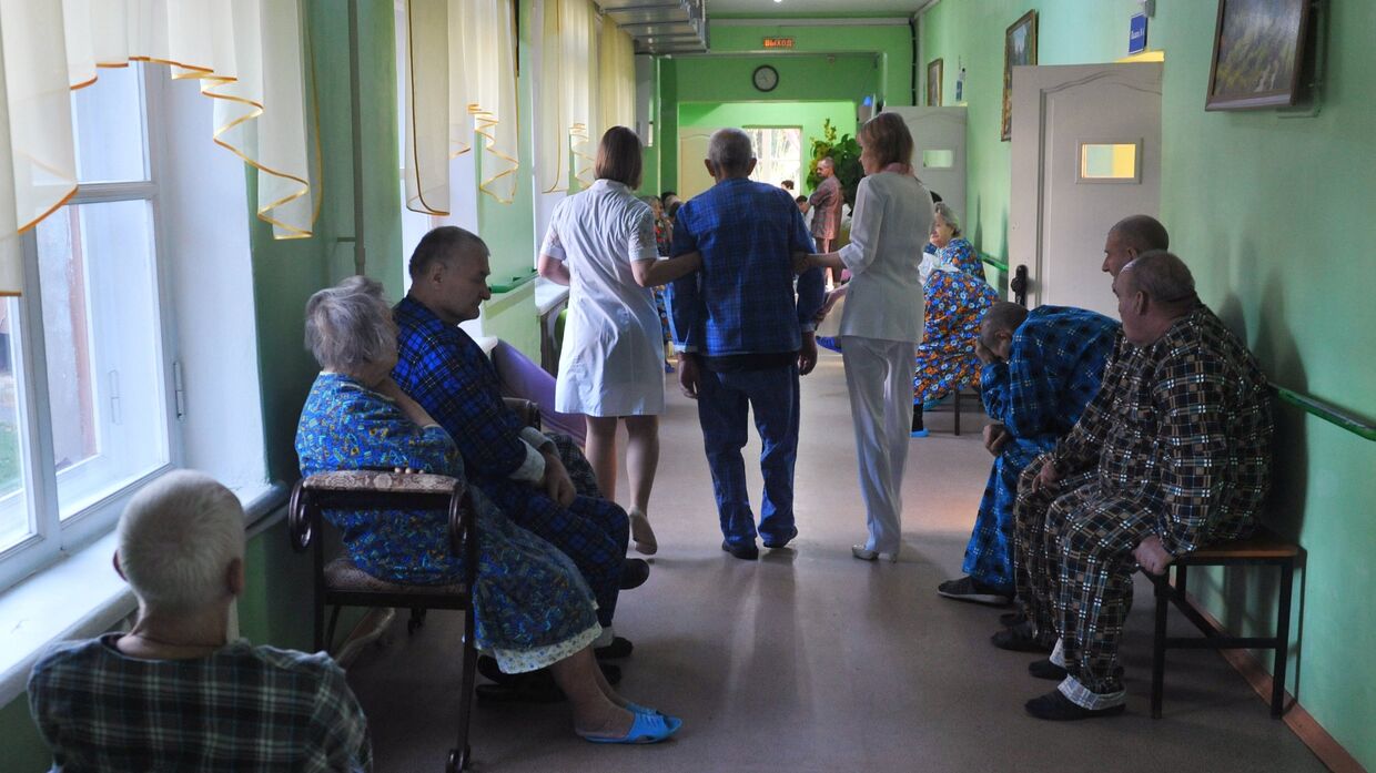 Пациенты в психосоматическом отделении Тамбовской областной больницы