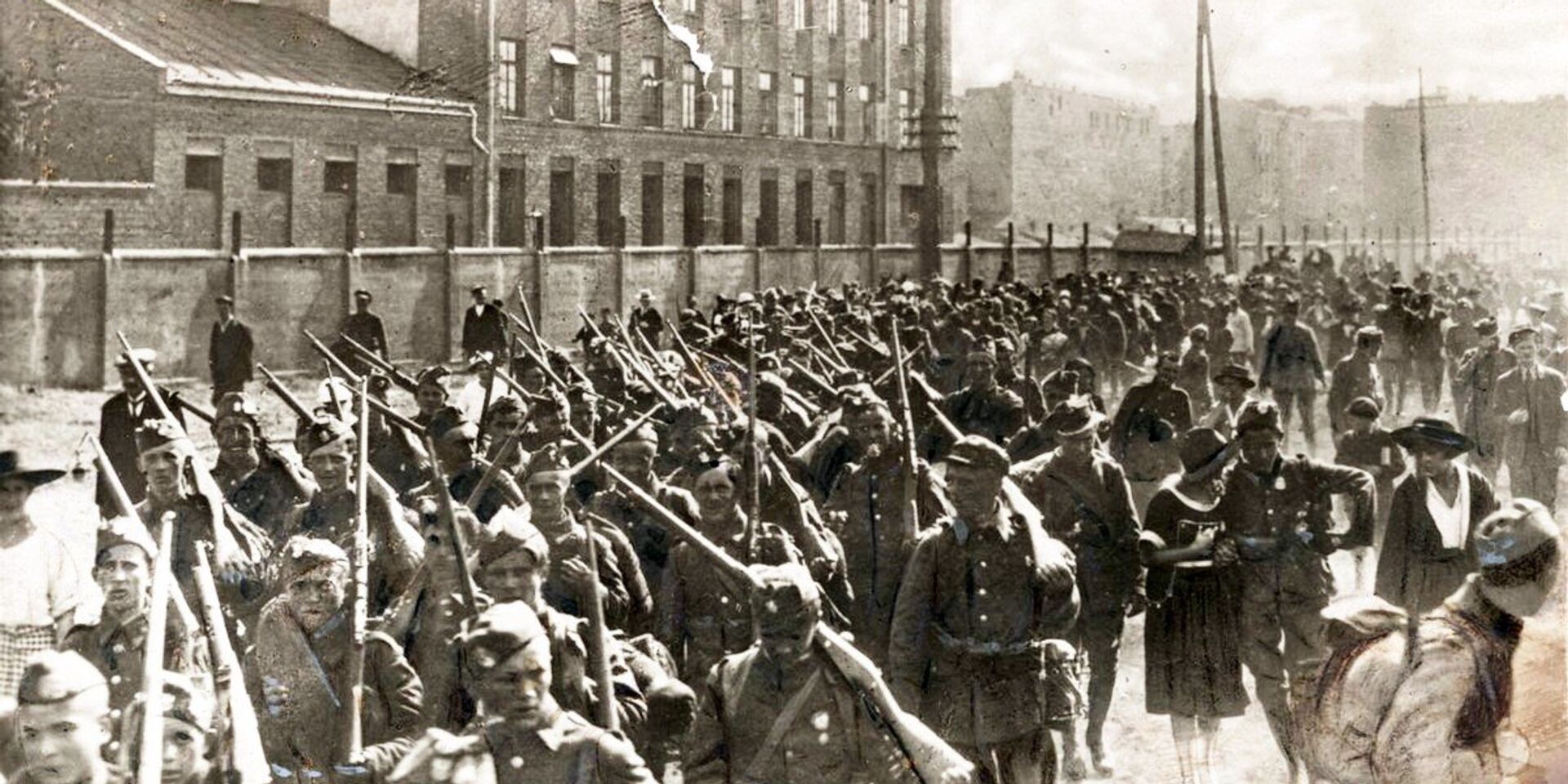 Пехота польской армии во время Варшавской битвы - ИноСМИ, 1920, 21.03.2021