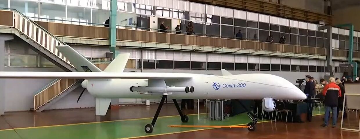 Новый украинский ударный беспилотный летательный аппарат Сокол-300