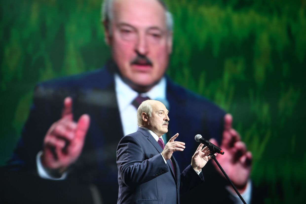 17 сентября 2020. Лукашенко выступает в Минске, Белоруссия