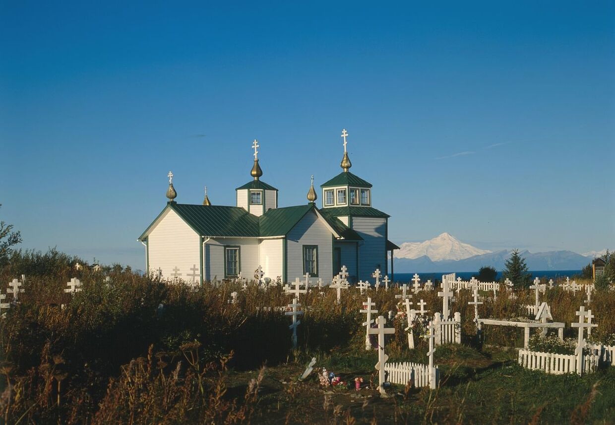 Православный храм в Нинильчике, Аляска
