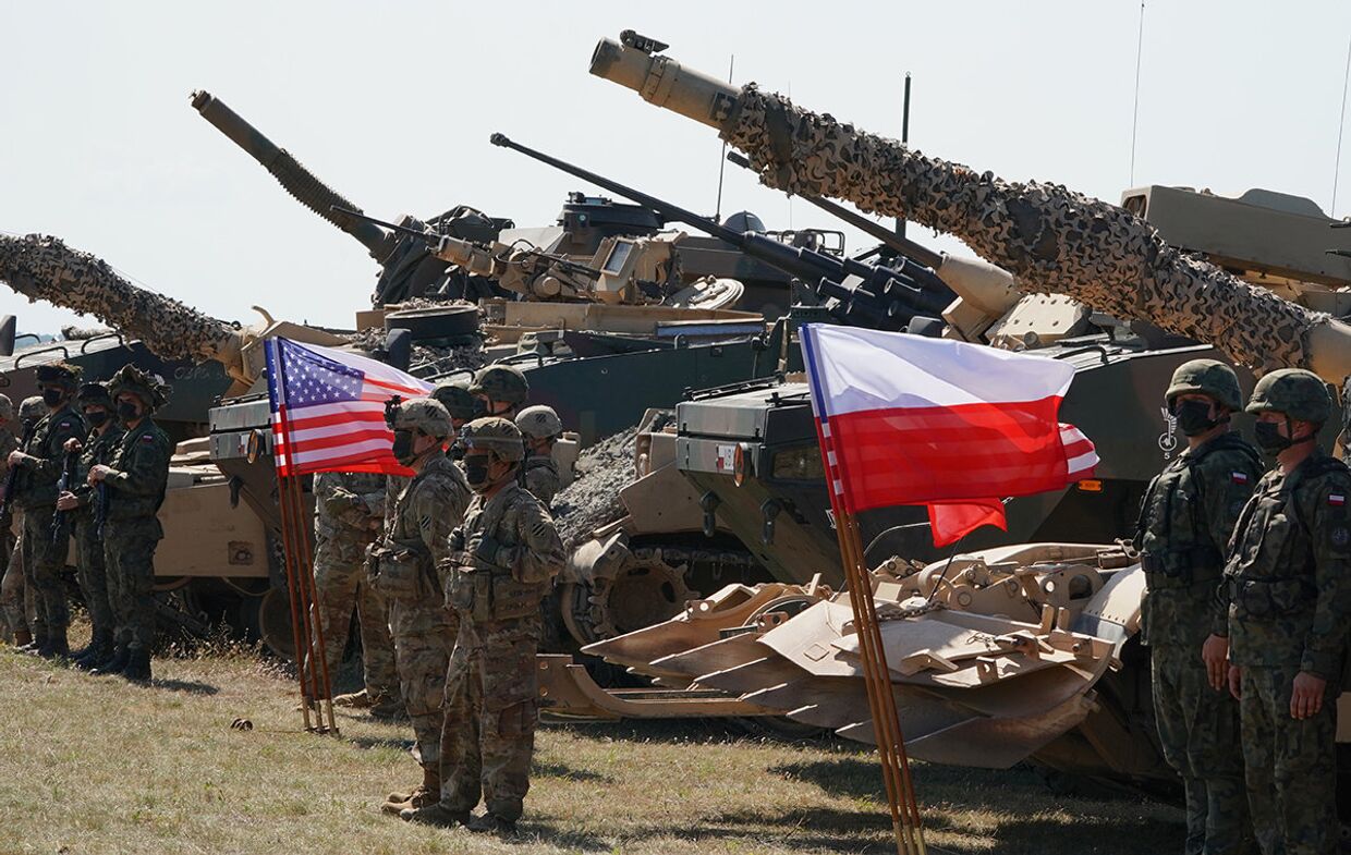 Польские и американские войска принимают участие в совместных военных учениях Defender-Europe 20 в Польше