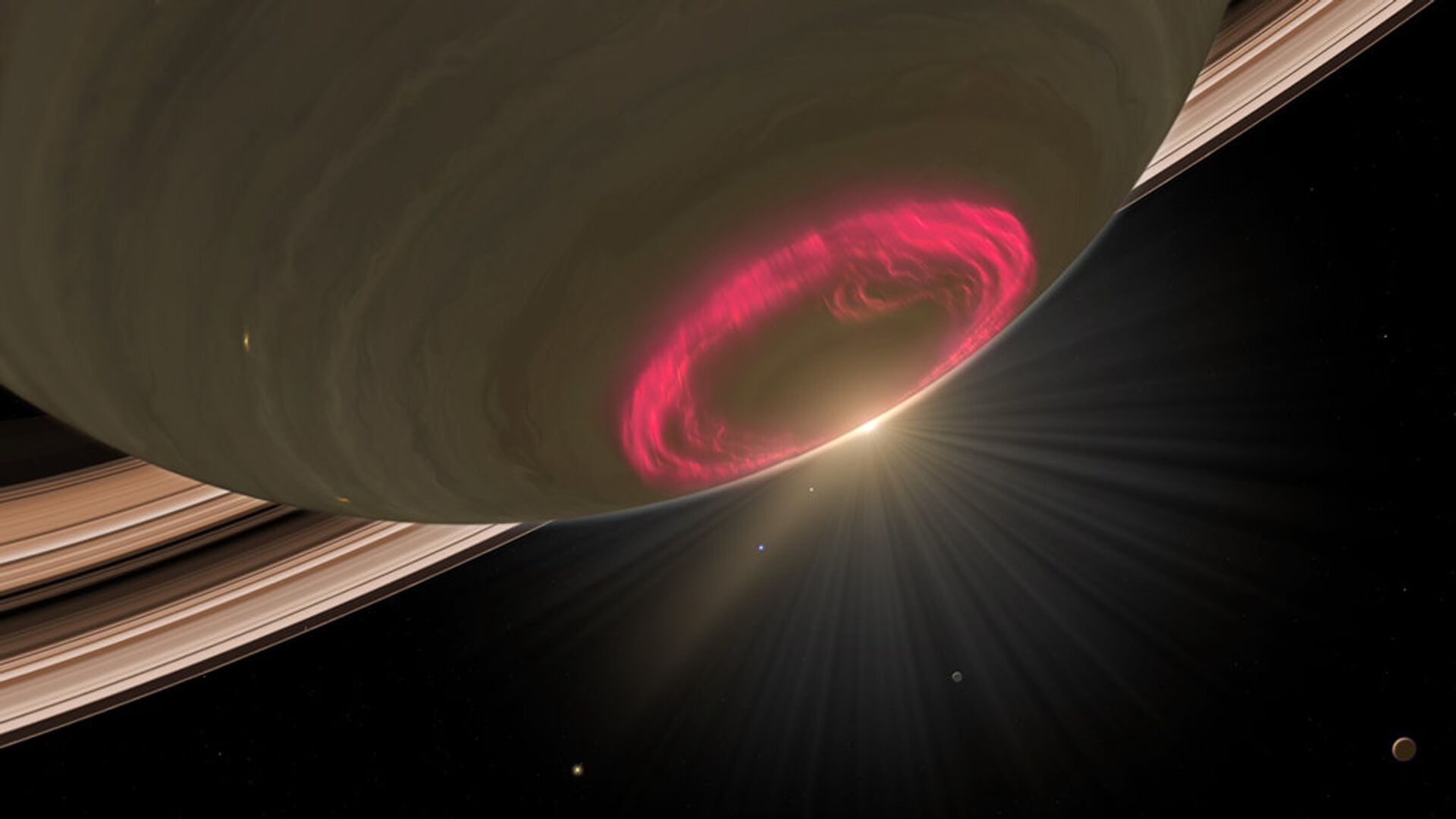 Полярное сияние на Сатурне - ИноСМИ, 1920, 01.05.2021