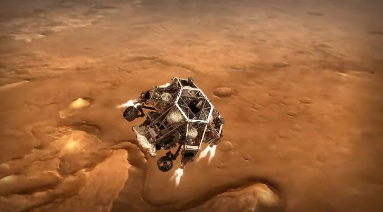NASA выпустило захватывающий трейлер будущей посадки марсохода на Красную планету
