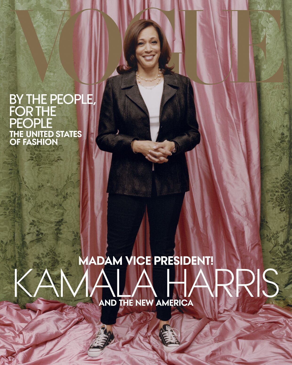 Камала Харрис на обложке жарнала Vogue