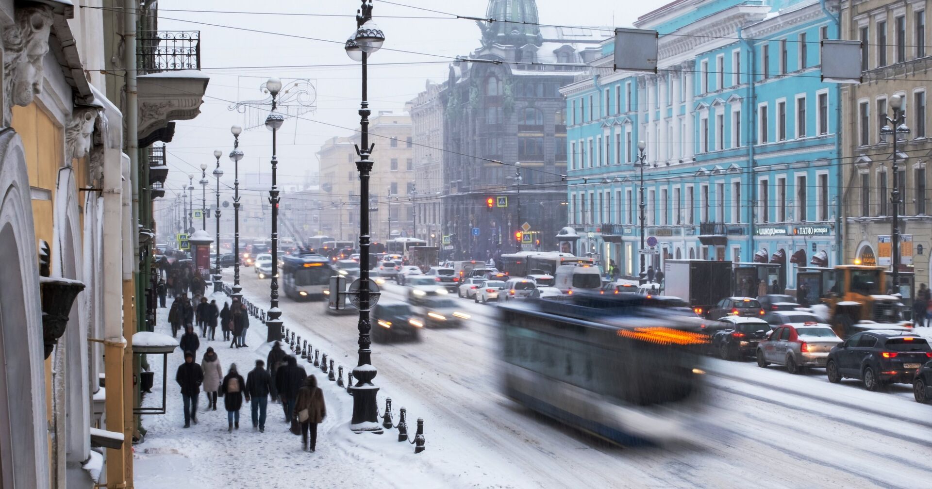 Снегопад в Санкт-Петербурге - ИноСМИ, 1920, 15.01.2021