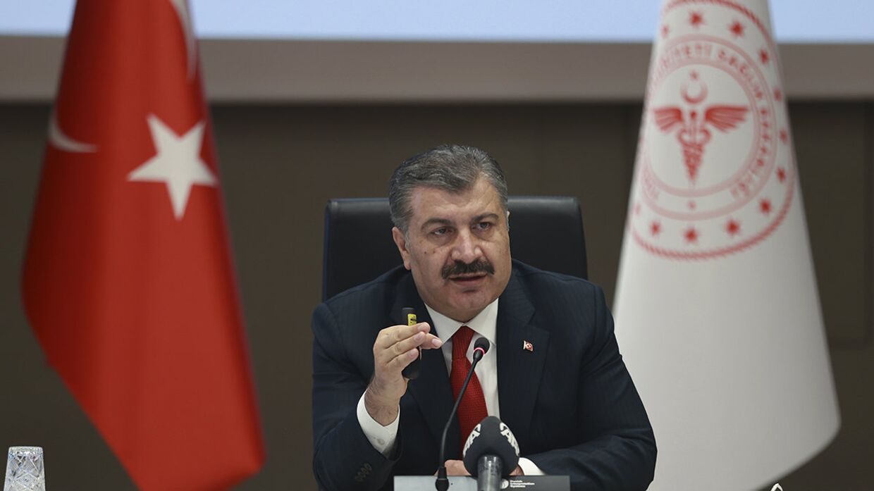 Министр здравоохранения Турции Фахреттин Коджа