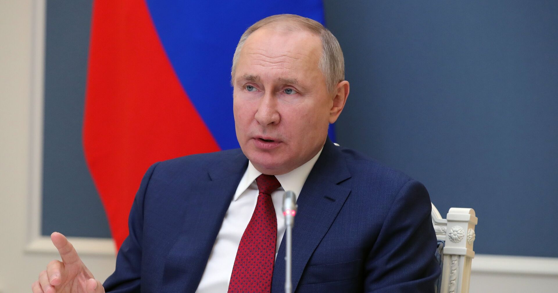 Президент РФ В. Путин выступил на сессии онлайн-форума Давосская повестка дня 2021 - ИноСМИ, 1920, 06.10.2021