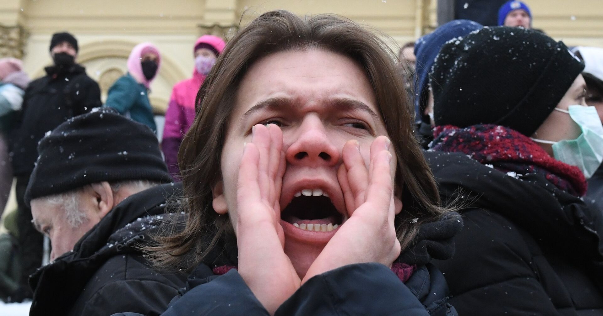 Несанкционированные акции протеста сторонников А. Навального - ИноСМИ, 1920, 01.02.2021