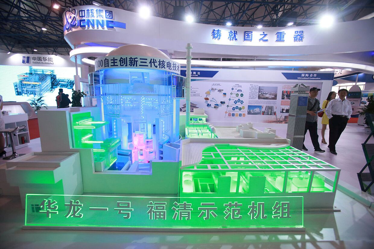 Модель китайского реактора Хуалун 1