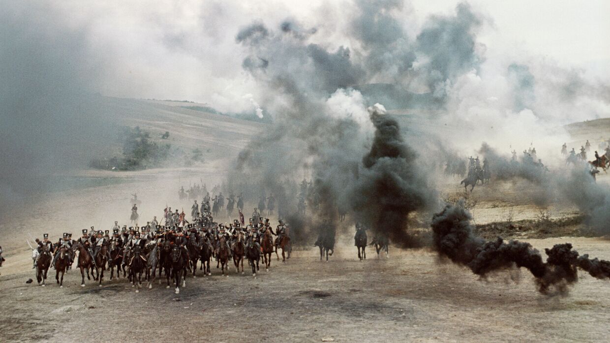 Сцена из кинофильма «Ватерлоо»