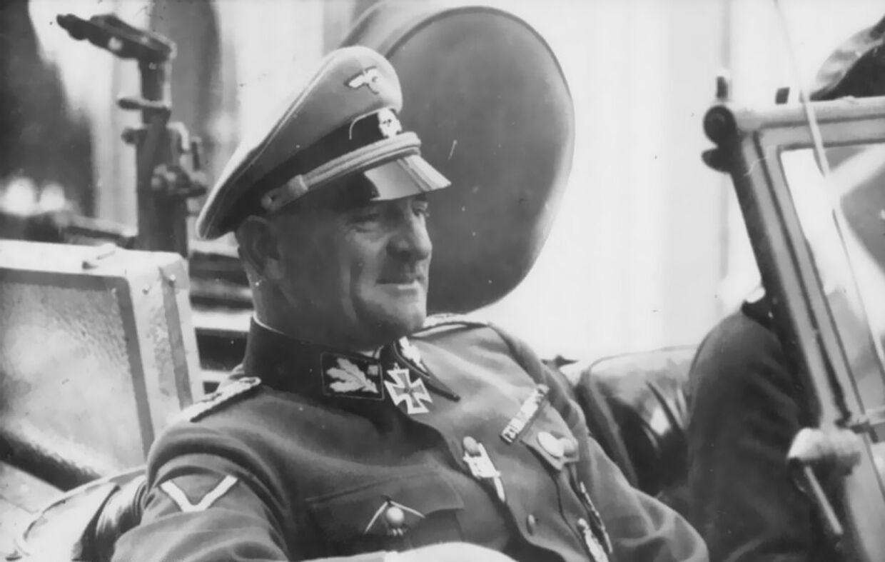 Немецкий военачальник Зепп Дитрих