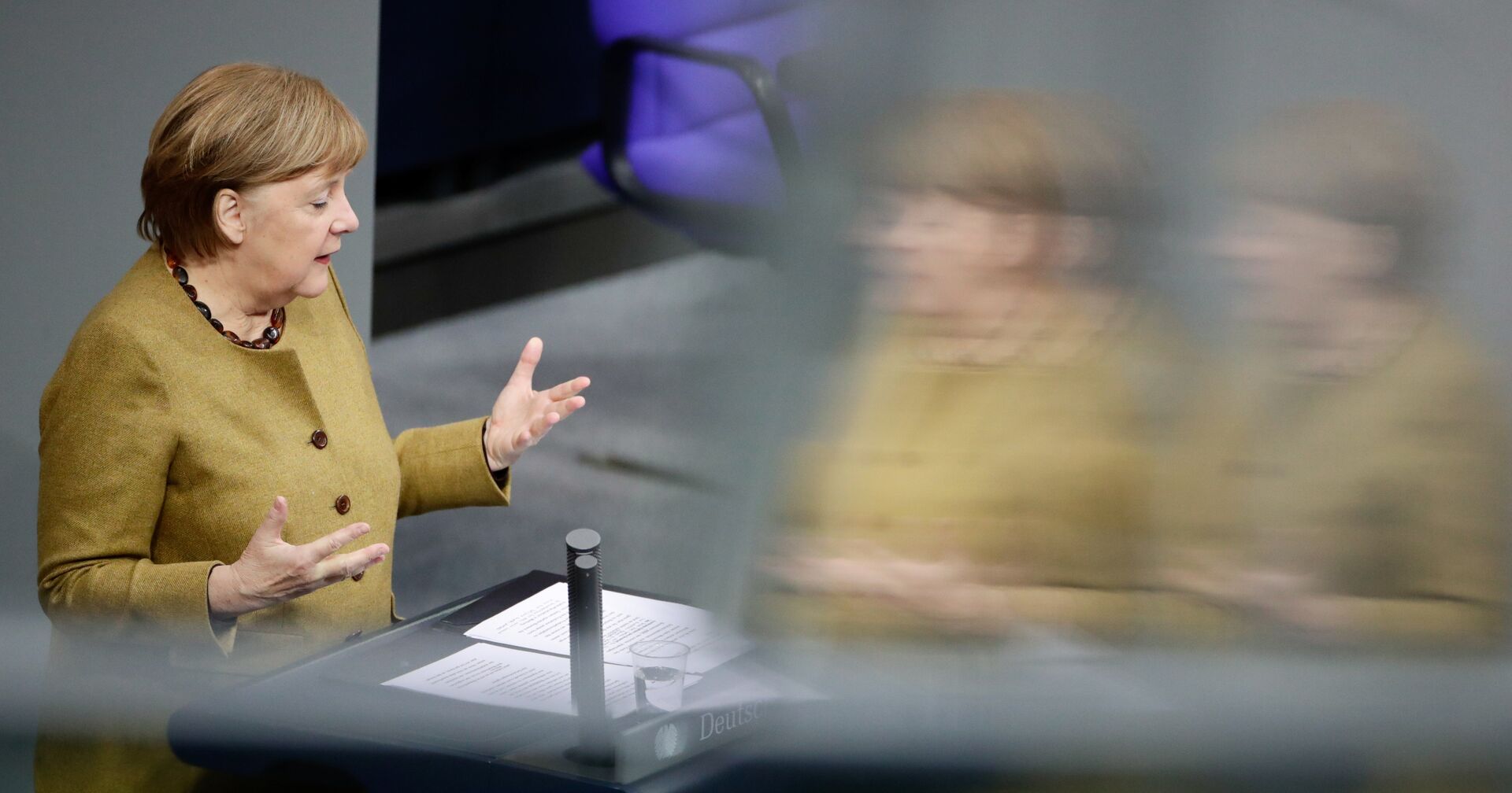 Ангела Меркель выступает в бундестаге, Берлин, Германия - ИноСМИ, 1920, 26.02.2021