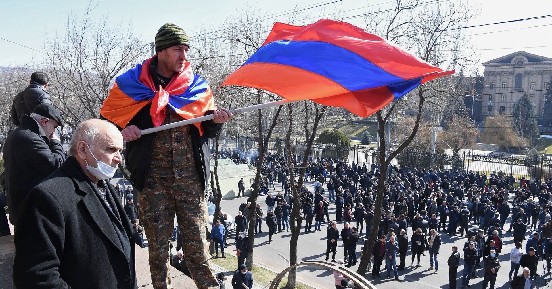 Митинг оппозиции в Ереване - ИноСМИ, 1920, 01.03.2021