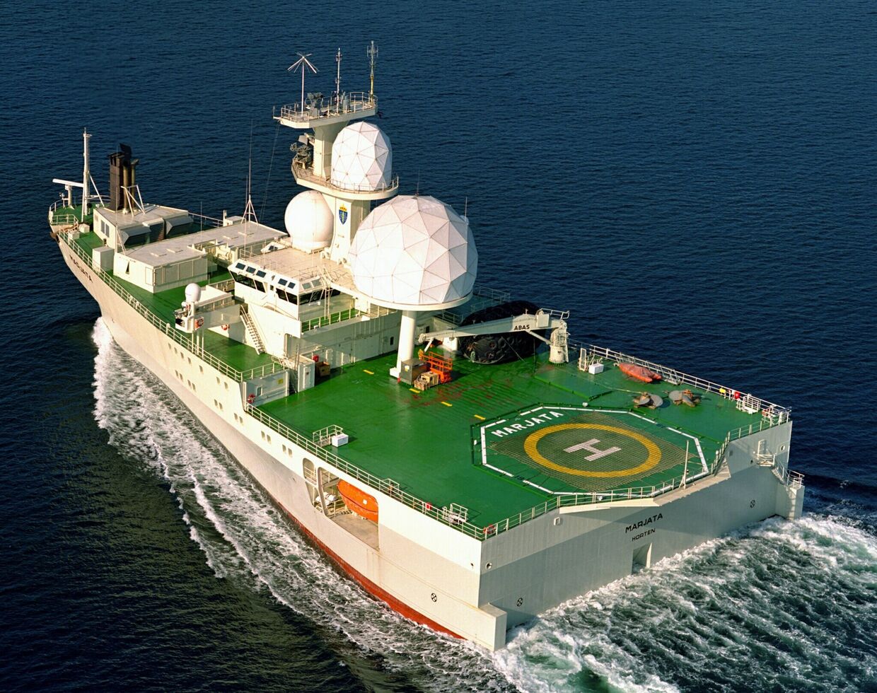 Разведывательный корабль ВМС Норвегии Марьята