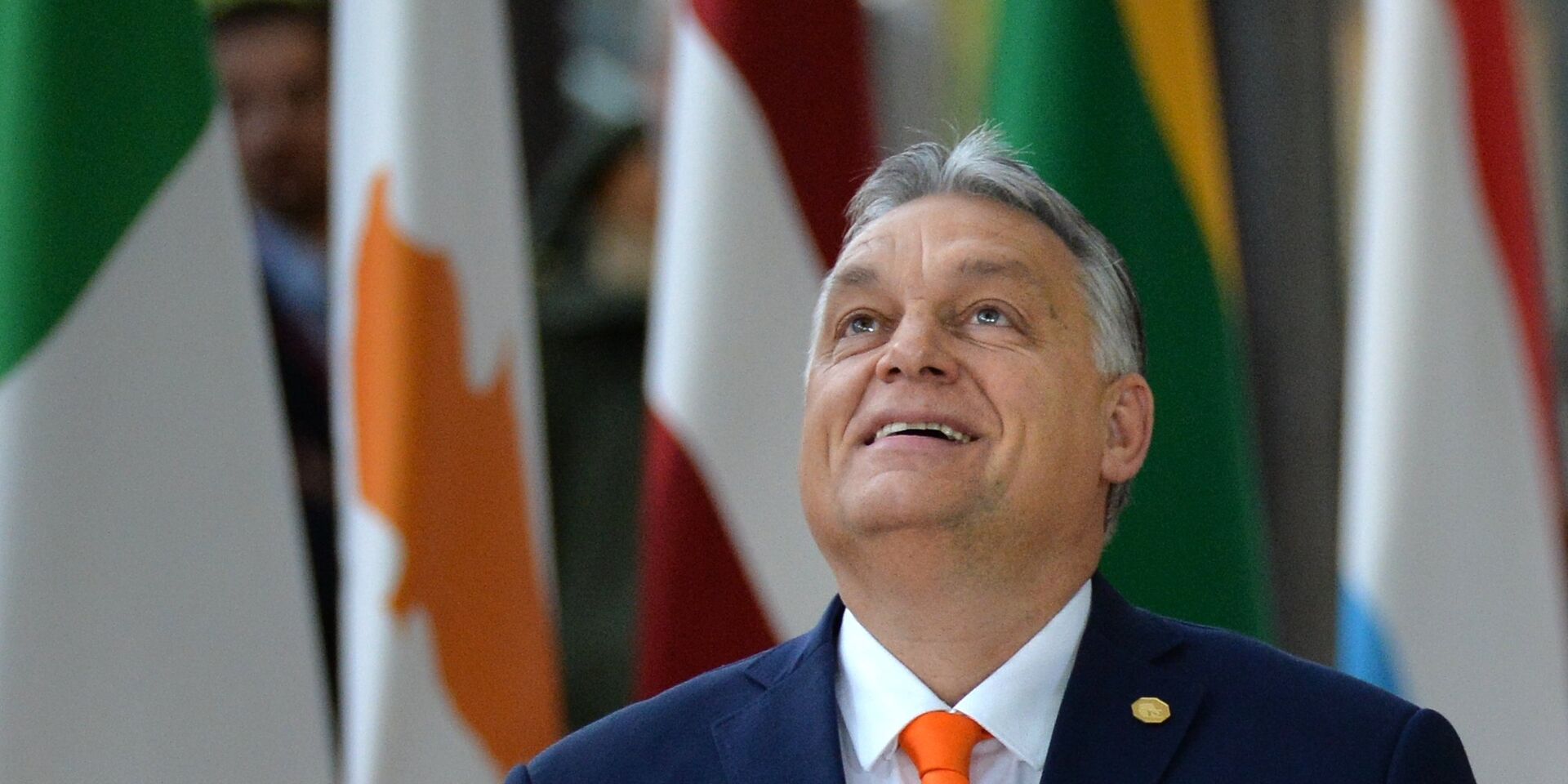Премьер-министр Венгрии Виктор Орбан на саммите глав государств и правительств Евросоюза в Брюсселе - ИноСМИ, 1920, 28.09.2021