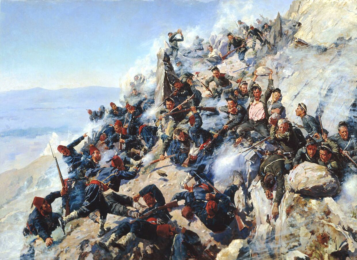 Защита «Орлиного гнезда» орловцами и брянцами 12 августа 1877 года