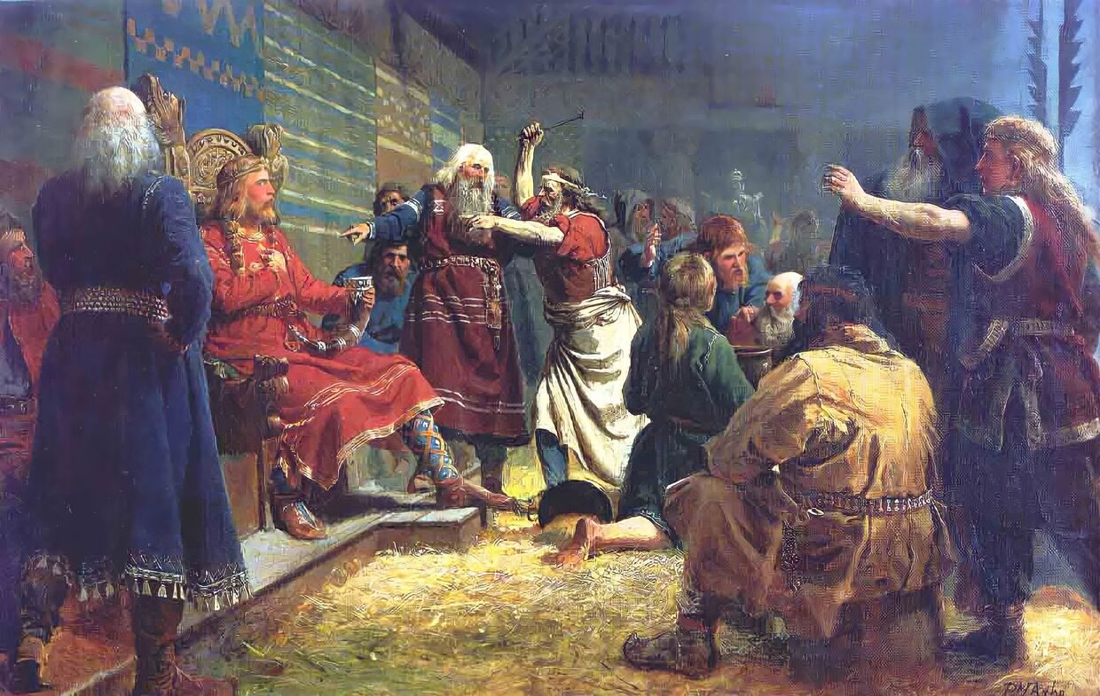 «Хокон Добрый», художник Петер Николай Арбо, 1860