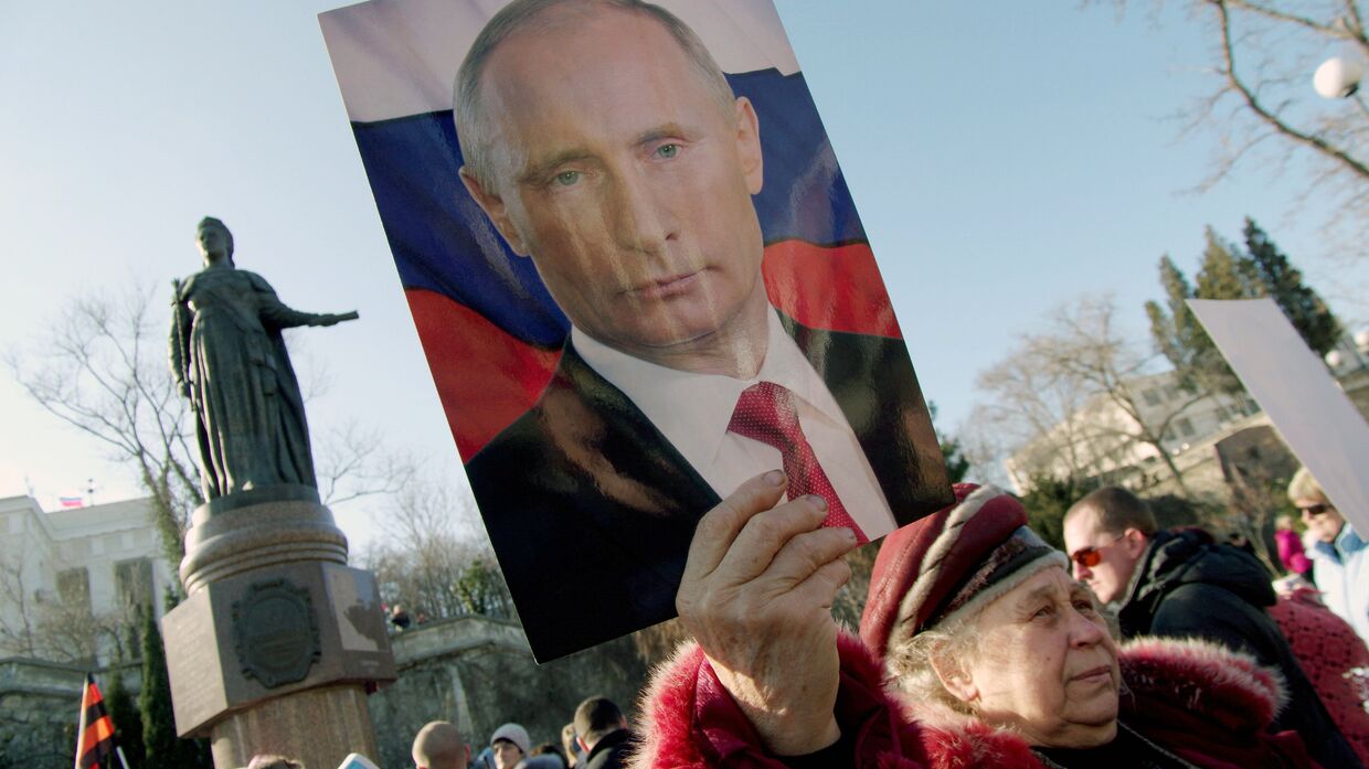 Митинг движения Антимайдан в Крыму