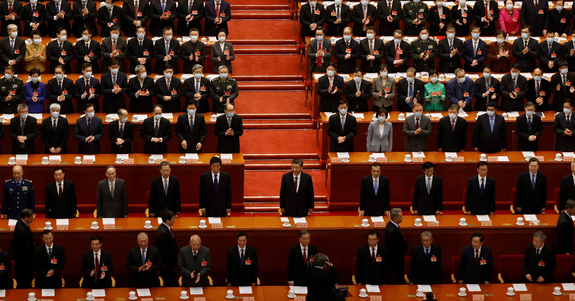 Председатель КНР Си Цзиньпин в Большом зале Народного собрания в Пекине - ИноСМИ, 1920, 18.03.2021