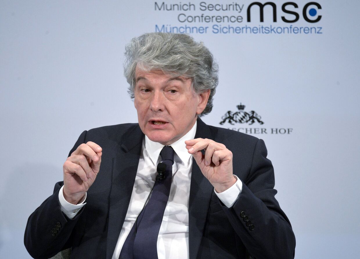 Еврокомиссар по вопросам внутреннего рынка Тьерри Бретон на Мюнхенской конференции по безопасности