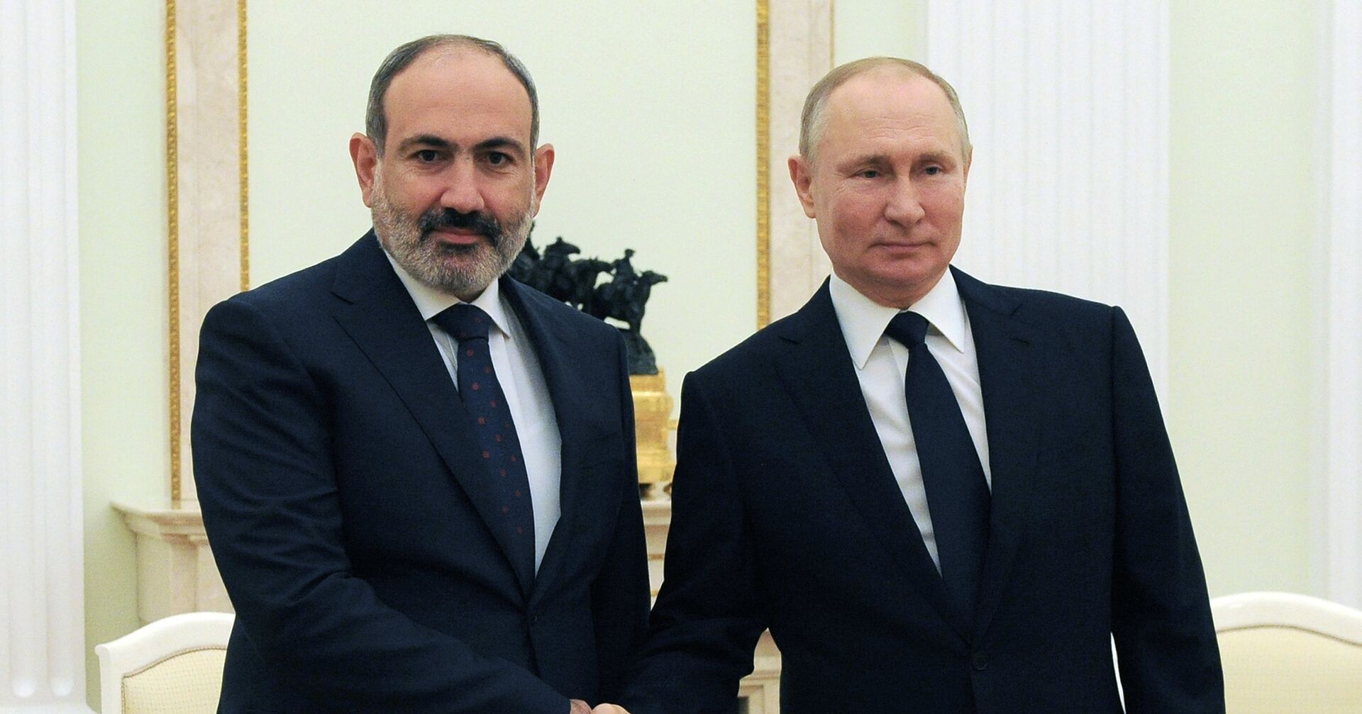 Президент РФ В. Путин провел встречу с премьер-министром Армении Н. Пашиняном - ИноСМИ, 1920, 23.06.2021