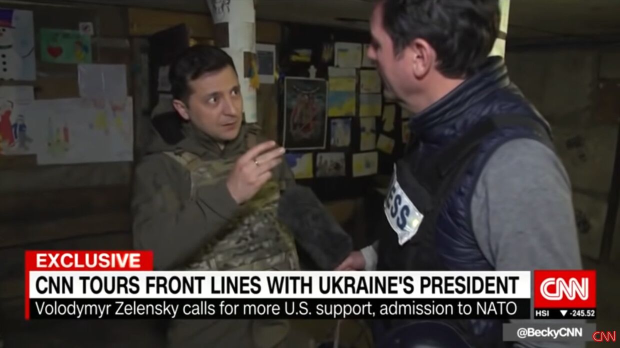 Репортаж CNN с линии разграничения между ДНР и Украиной