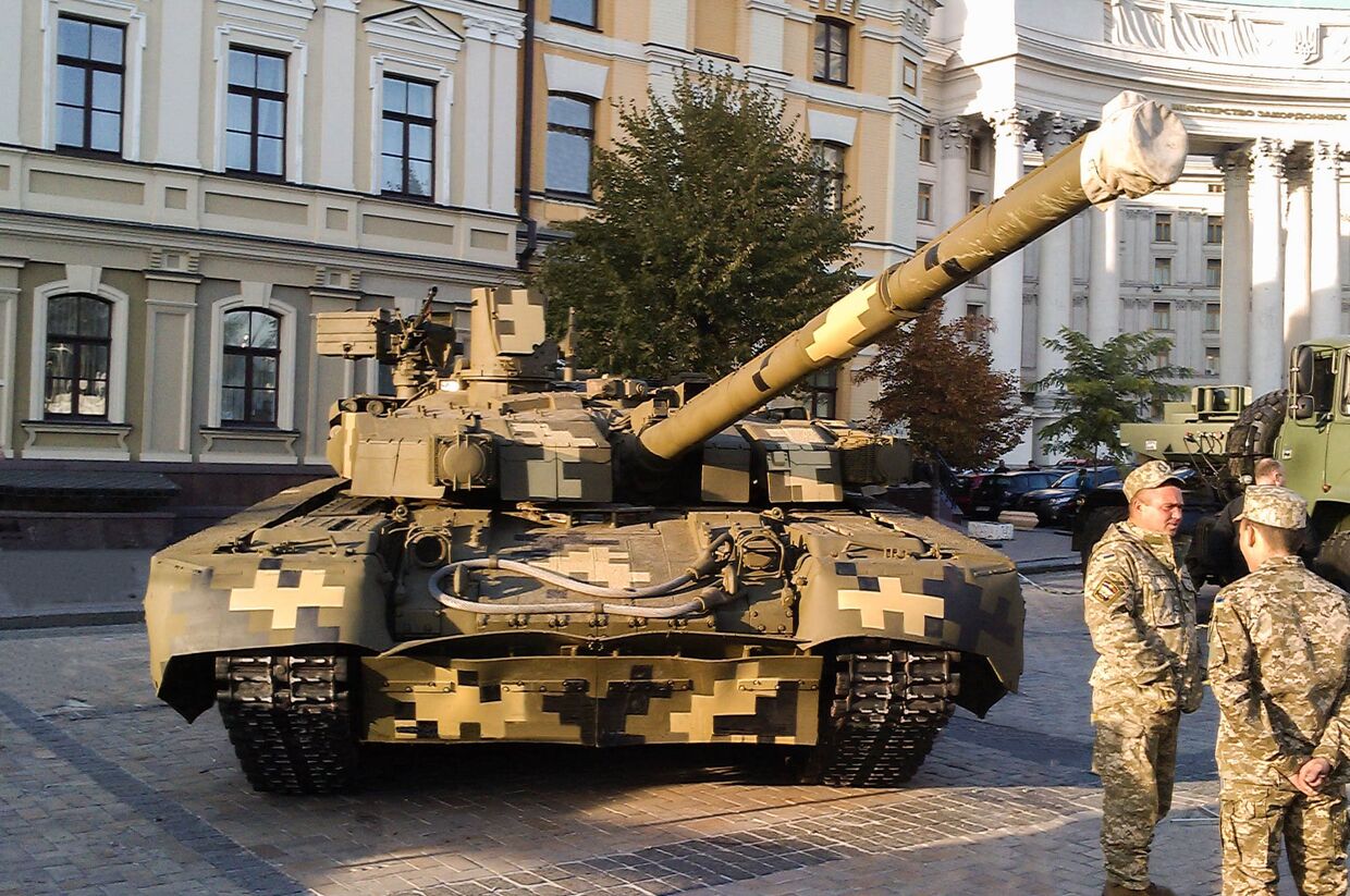 Украинский танк Т-84 БМ «Оплот»