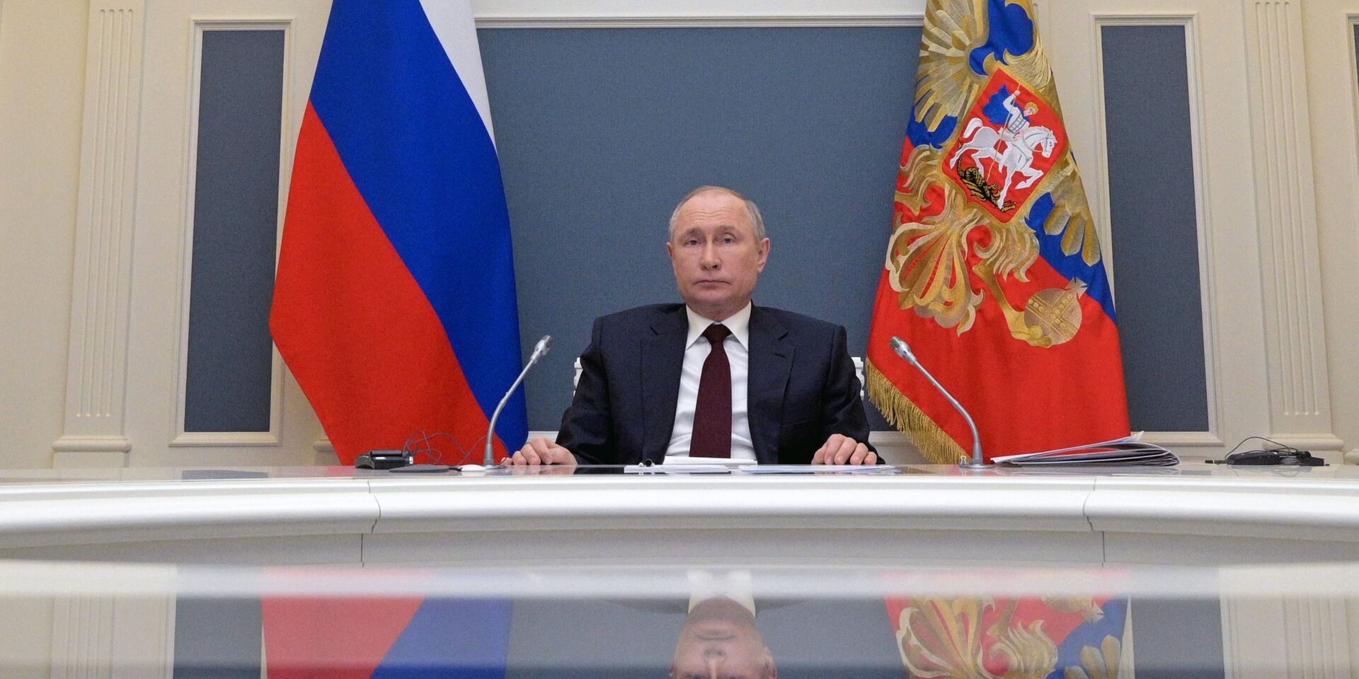 Президент РФ В. Путин выступил на онлайн-саммите по климату - ИноСМИ, 1920, 10.11.2021