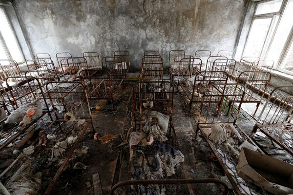 Заброшенный детский сад в Припяти, Чернобыль