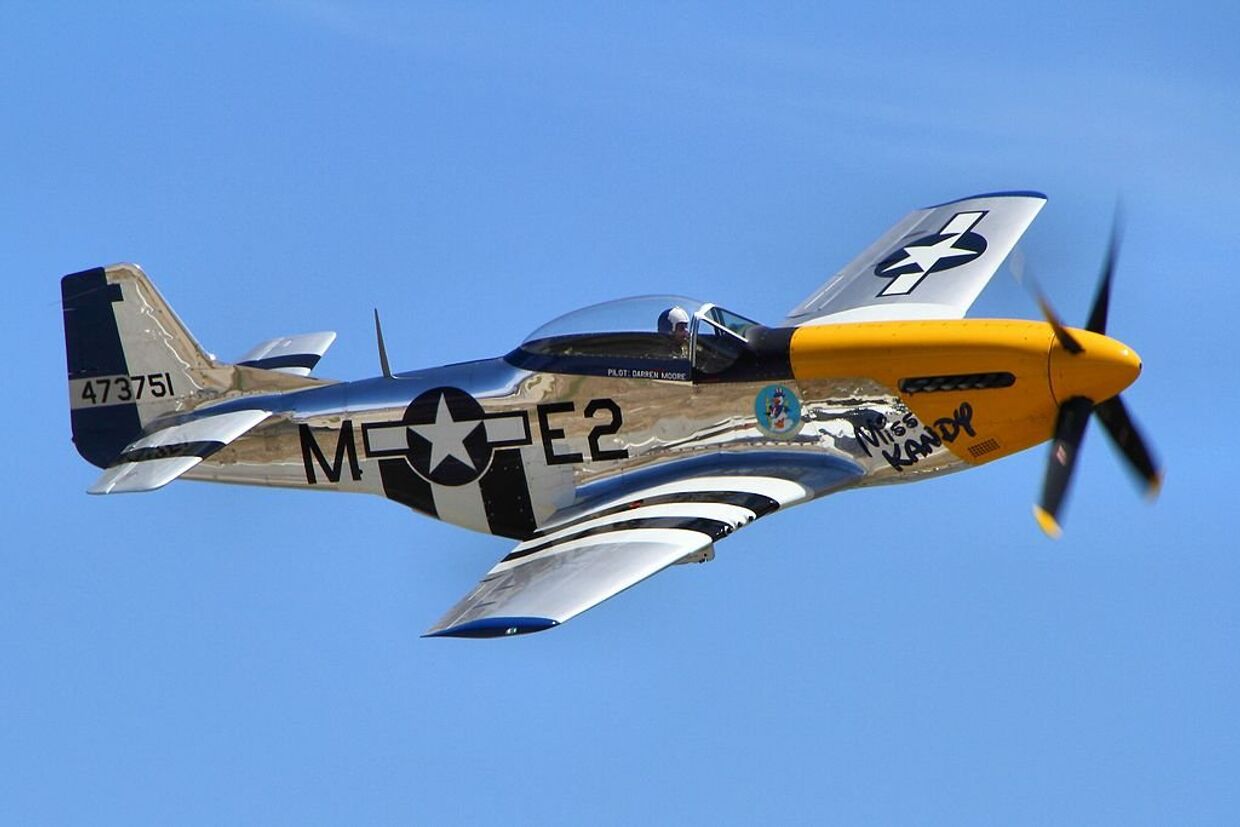P-51 Mustang, американский истребитель периода Второй мировой войны