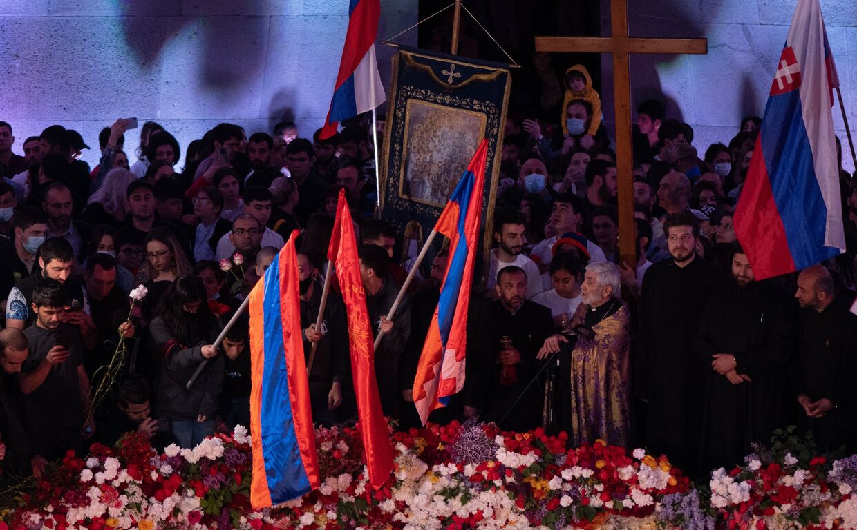 День памяти геноцида армян в Ереване
