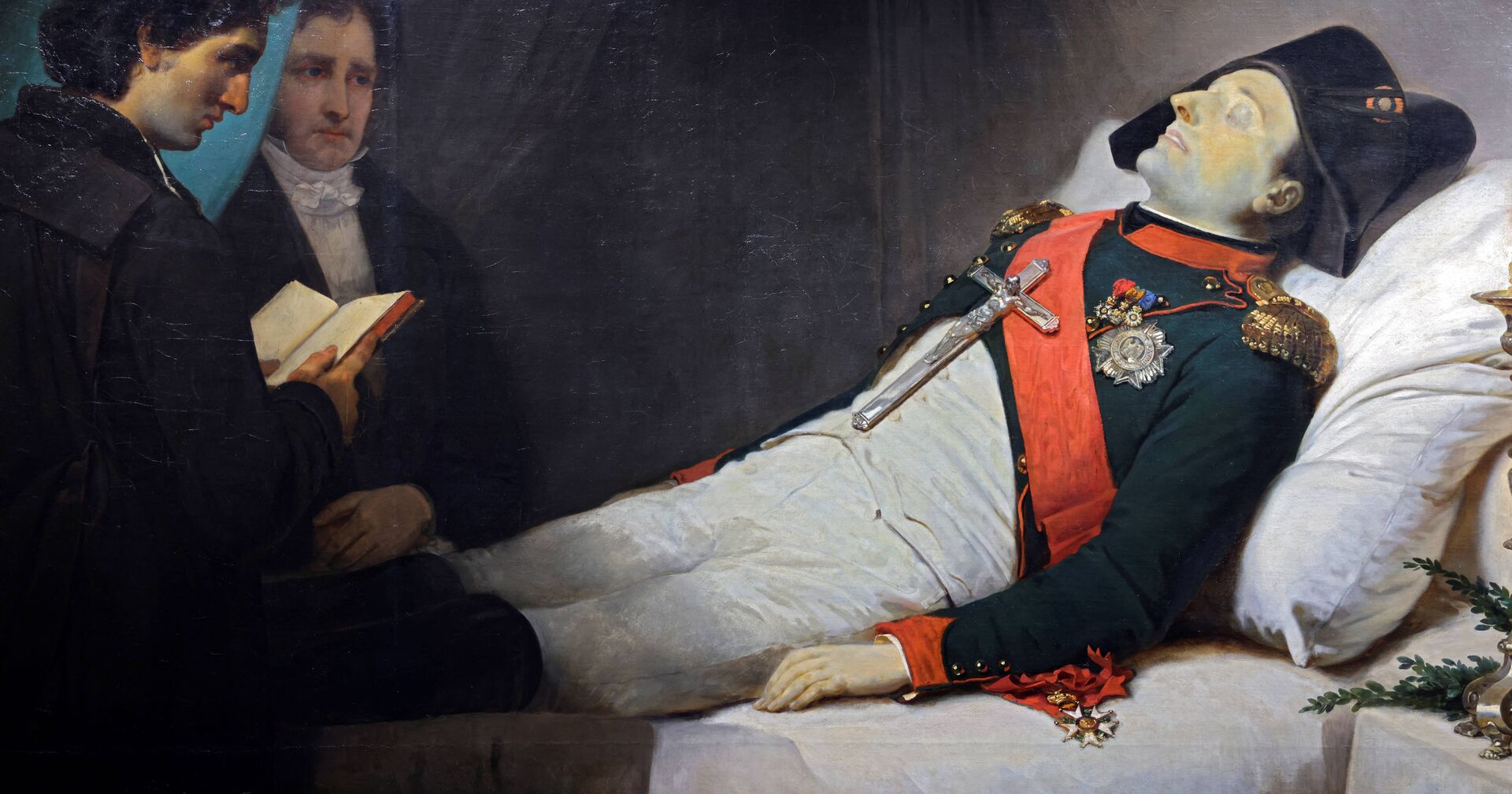 1843. Картина художника Жана-Батиста Мозеса изображает Наполеона на смертном одре - ИноСМИ, 1920, 05.05.2021