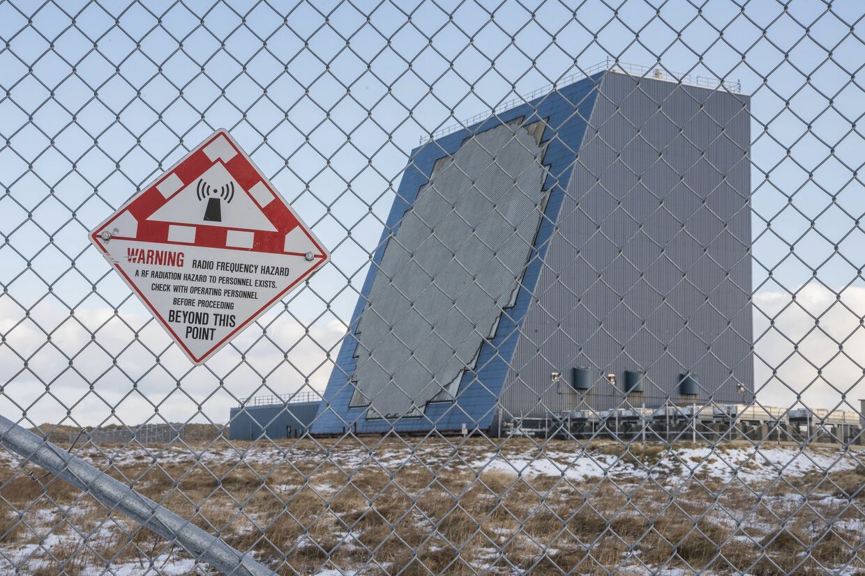 Радар на авиабазе США Ирексон, Аляска
