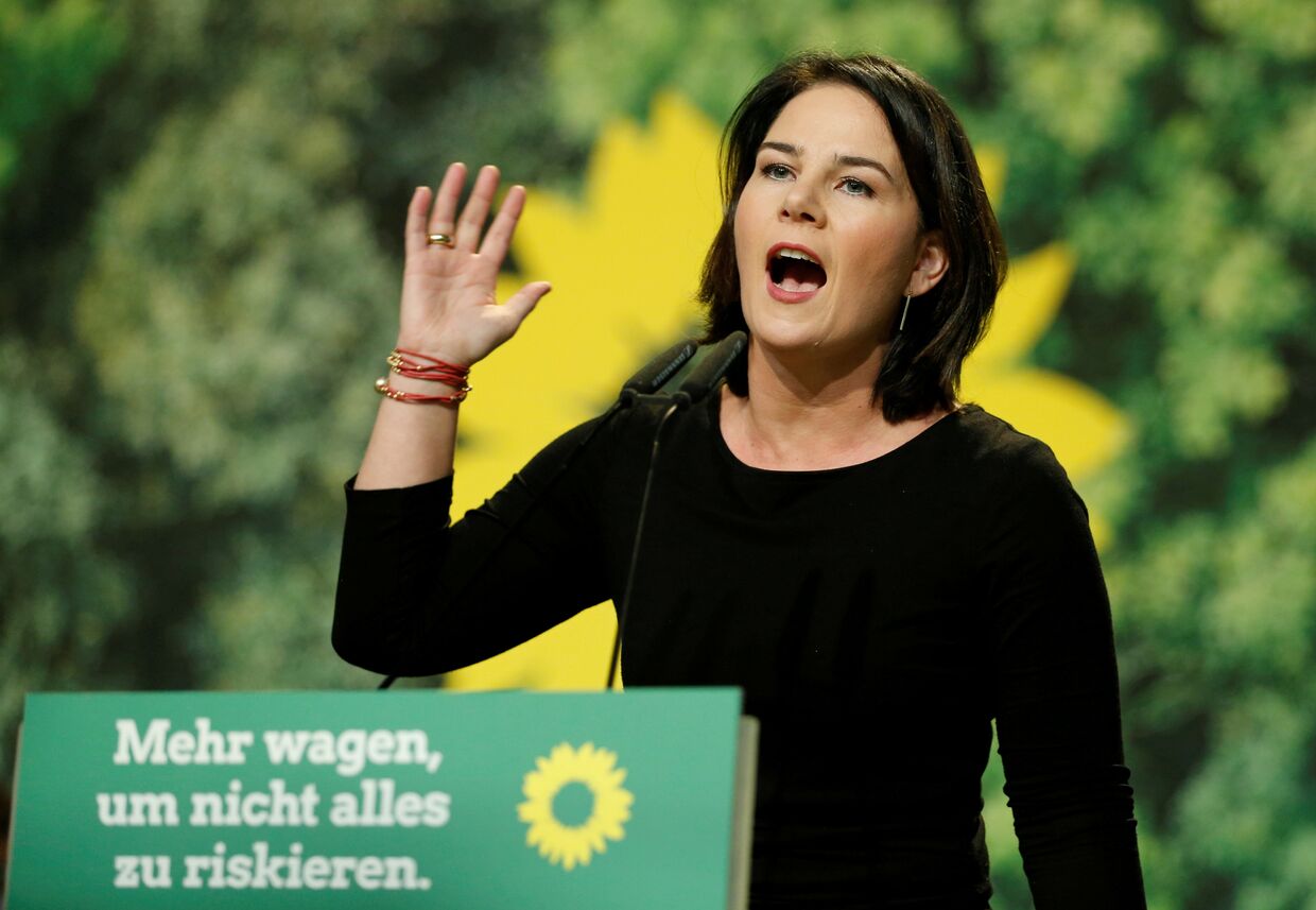 Кандидат на должность канцлера ФРГ Анналена Бербок, партия «Зеленые»