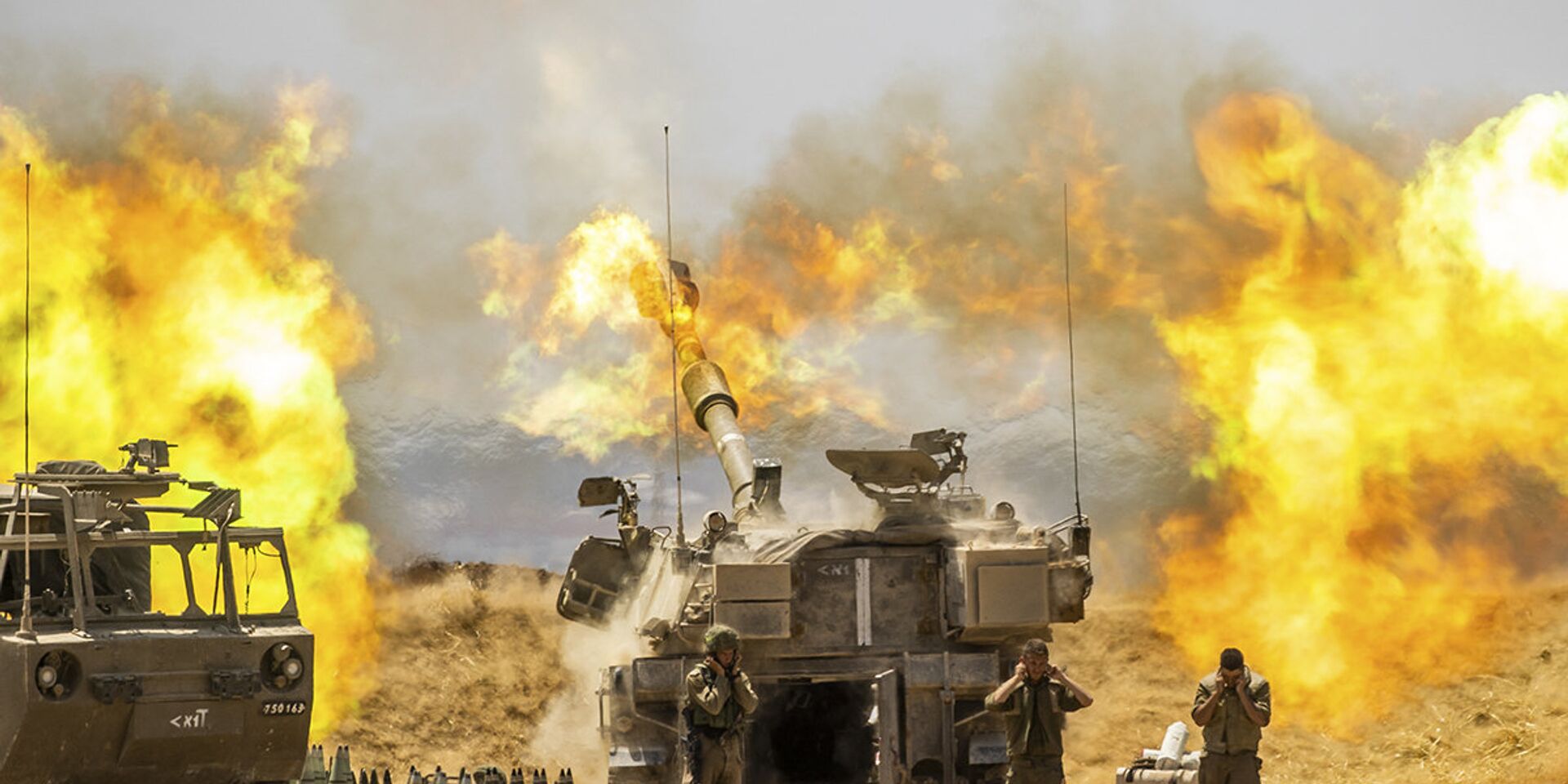Израильская артиллерия ведет огонь по целям в секторе Газа - ИноСМИ, 1920, 06.04.2023