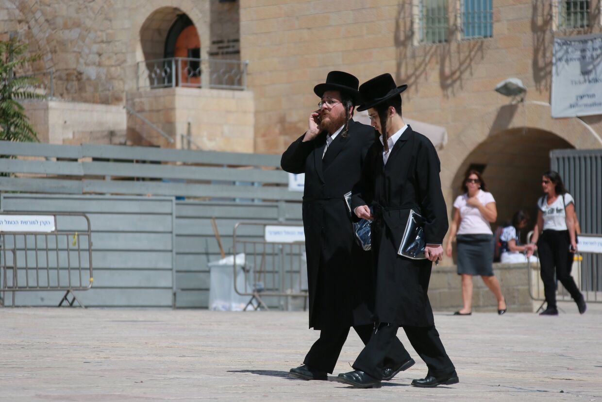 Мужчины в Старом городе Иерусалима
