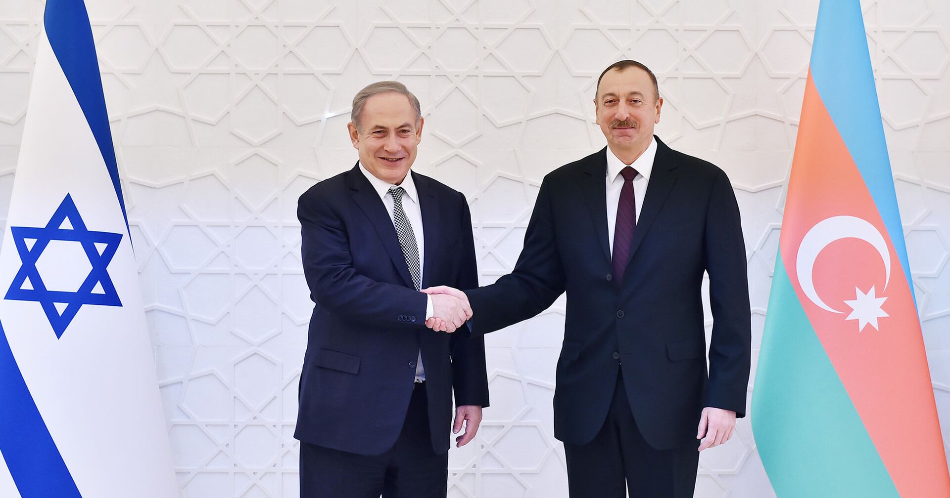 Премьер-министр Израиля Биньямин Нетаньяху и президент Азербайджана Ильхам Алиев - ИноСМИ, 1920, 19.05.2021